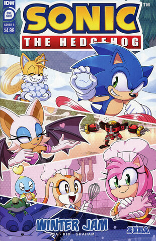 Sonic The Hedgehog Winter Jam #1 (One Shot) (Cover B)