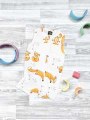 Песочник без рукавов Mjölk Sleep and Play Лисички