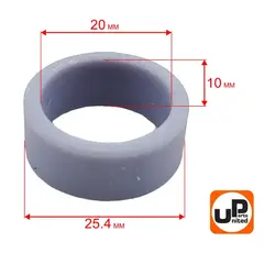 Кольцо переходное (втулка) UNITED PARTS 20х25,4х10мм для бензорезов STIHL / ECHO (пластиковое)