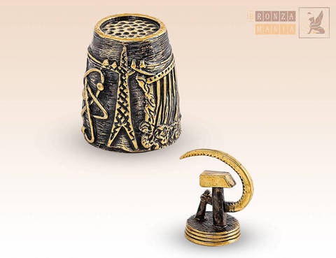 наперсток Серп и молот - СССР с магнитом