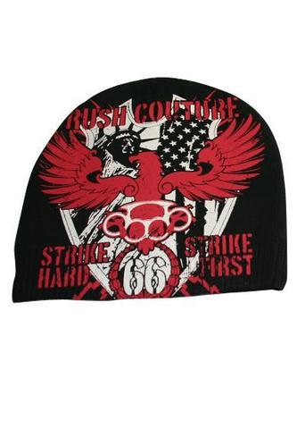 Rush Couture | Шапка SHIELD OF LIBERTY BEANIE Black с орлом