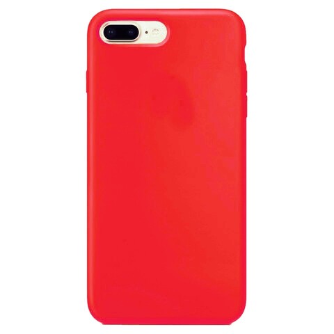 Силиконовый чехол Silicon Case WS для iPhone 7 Plus, 8 Plus (Красный)