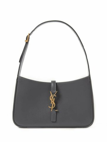 Сумка Saint Laurent Le 5 à 7 Hobo серый