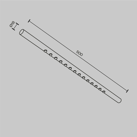 Светильник светодиодный для штанговой системы освещения Maytoni AXITY Points C101CL-L500-12W3-6K-B
