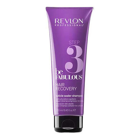 Revlon Professional Be Fabulous Hair Recovery Cuticle Sealer Shampoo Step 3 - Шаг 3. Очищающий шампунь, запечатывающий кутикулу