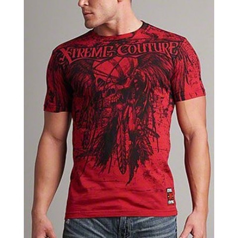 Xtreme Couture | Футболка мужская Red Justice X797 от Affliction перед