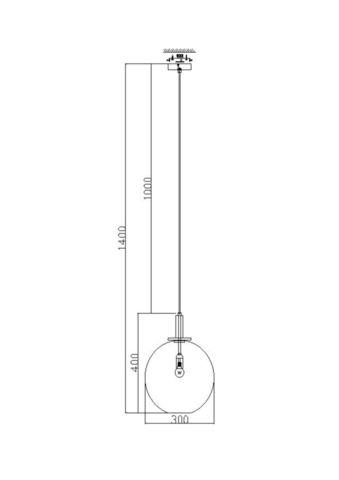 Подвесной светильник Freya Moke FR4007PL-01BT