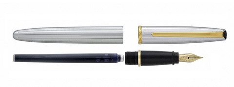 Ручка перьевая Aurora Style Chrome Plated GT (AU-E14-F)