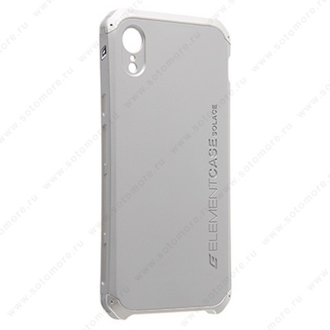 Накладка ELEMENT CASE для iPhone XR серебро