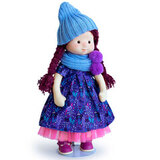 Кукла Тиана в шапочке и шарфе Minimalini (Минималини)