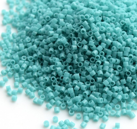 DBS-0729 Бисер цилиндрический Миюки делика 15/0 /Miyuki delica 15/0 Opaque Turquoise
