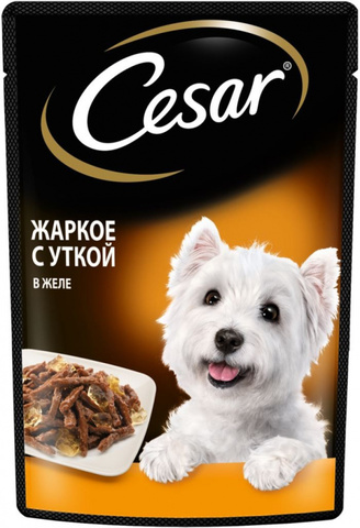 Cesar пауч для собак (жаркое с уткой) 85г