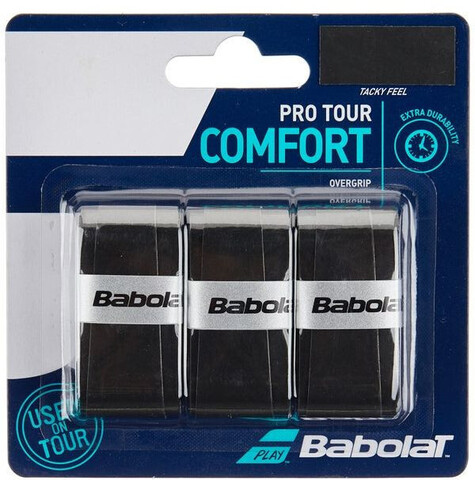 Намотки теннисные Babolat Pro Tour black 3P