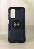 Противоударный чехол Strong Armour Case с кольцом для Xiaomi Mi 10T / Mi 10T Pro (Синий)