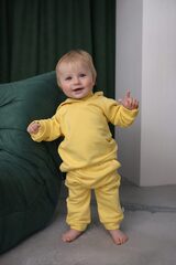 Комплект худи и джоггеры (банановый)