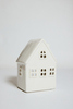 Белый керамический домик-подсвечник, 15х10 см, Дания