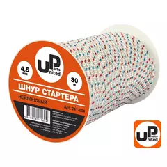 Шнур стартера  в бухте UNITED PARTS 4,5мм 30м (нейлон)