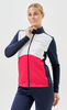 Тренировочная куртка Nordski Advance White/Pink/Blueberry W женская