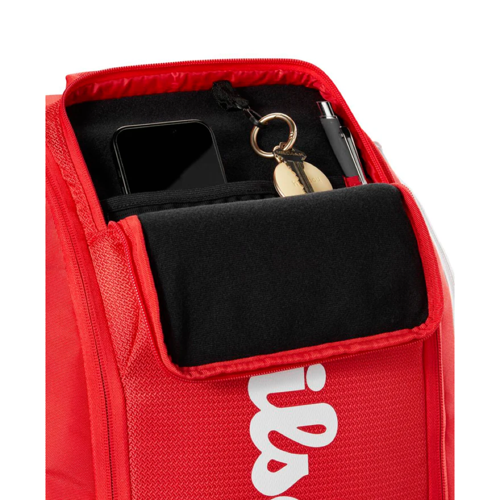 Теннисный рюкзак Wilson SUPER TOUR 2025 BACKPACK RED