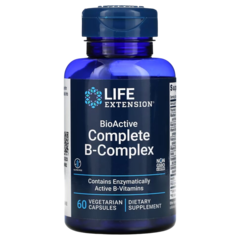 Life Extension BioActive Complete B-Complex 60 veg capsules, B - Комплекс
