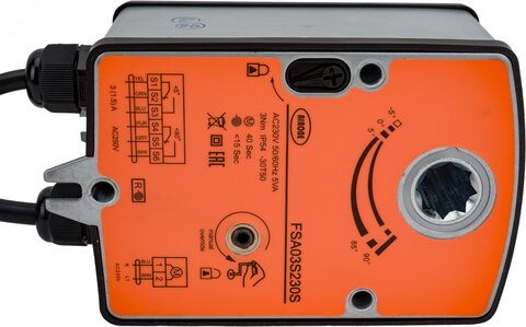 Электропривод Airone FSA03S230S ON/OFF с возвратной пружиной