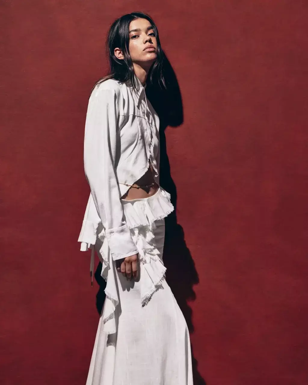 Рубашка изо льна