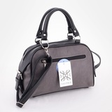 Сумка Саломея 257 мульти итальянский серо-черный