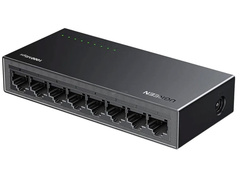 Коммутатор сетевой UGREEN CM834 (35499EU) 8-Port Gigabit Ethernet Switch PC+ABS Housing EU, серый