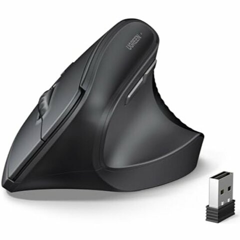 Беспроводная компьютерная мышка UGREEN M371 (75545) Multi-mode Wireless Mouse BT/2.4GHz. Цвет: черный