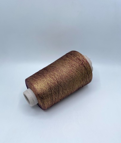 Linea Piu, Extreme, 7200м, 80% вискоза, 20% люрекс,Сливовый+золото(253) арт.36975