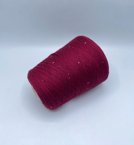 Suedwoolle, Victoria paillettes, 450м/100гр. 97% Меринос,3% Полиэстер(пайетка) , цвет-Бордо(501), 37058