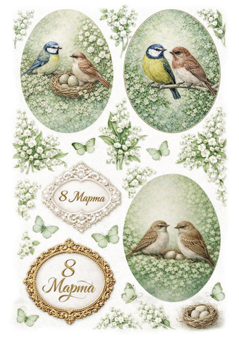 281 Пленочный трансфер для декупажа формат А4, ProArt