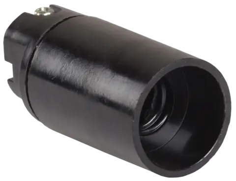 Пкб14-04-К01 Патрон подвесной карболитовый, Е14, черный, индивидуальный пакет, IEK