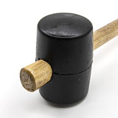 Киянка резиновая, деревянная рукоятка, 680г (РемоКолор) 38-6-109
