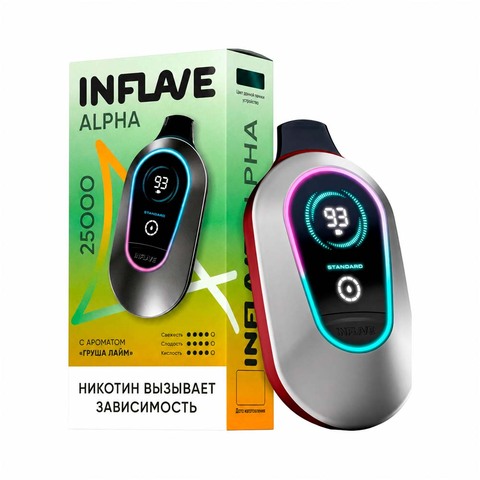 INFLAVE ALPHA 25000 - Груша Лайм