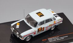 Moskvitch-412 #71 Rally London Mexico 1970 G.Holm V.Boubnov IXO Models 1:43