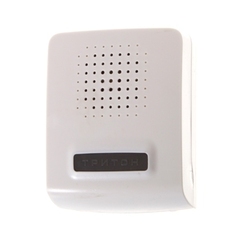 Звонок проводной электрич. без кнопки черный с золотой вставкой соловейТритон Готик ГЗ-05