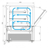 фото 7 Витрина кондитерская POLUS KC84-110 VV 0,9-1 (9005) на profcook.ru