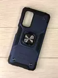 Противоударный чехол Strong Armour Case с кольцом для Xiaomi Mi 10T / Mi 10T Pro (Синий)