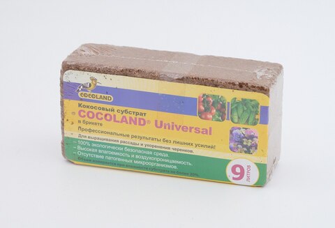 Cocoland Universal субстрат кокосовый в брикетах 9л