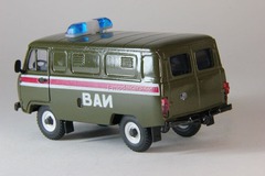 UAZ-3741 VAI Military Automobile Inspection Agat Mossar Tantal 1:43