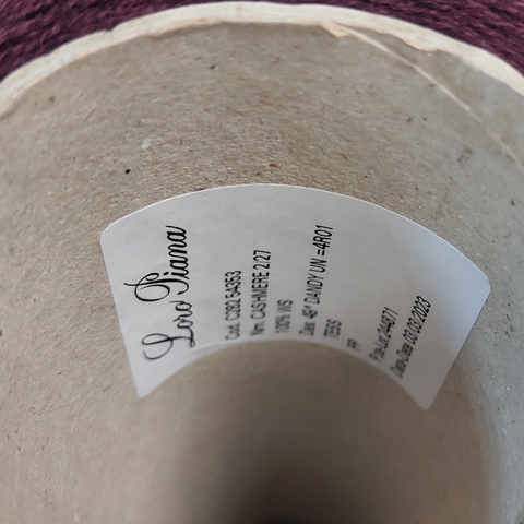 Кашемир LORO PIANA CASHMERE  2/27 винный