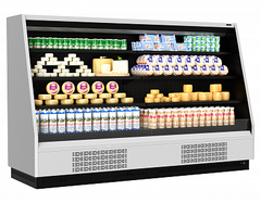 Витрина холодильная Carboma Tokyo 2 F16-08 VM 2,5-2 0300 бок металл (версия 2.0) (9006-9005)