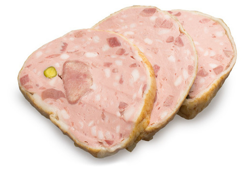 Колбаса вареная "Языковая" с фисташками~300г