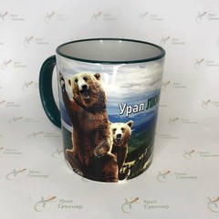 Кружка Урал №0074 Два медведи 