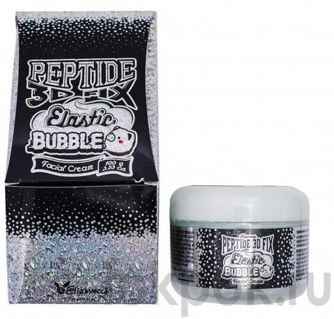 Крем для лица Elizavecca Peptide 3D Fix Elastic Bubble Facial Cream, 100 гр