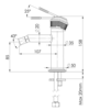 Remer AL22 Смеситель для биде Remer Atelier AL22