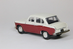 Moskvich-403 two color white-darkred Agat Mossar Tantal 1:43