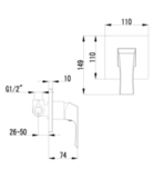 Смеситель для душа встраиваемый LEMARK UNIT LM4523C