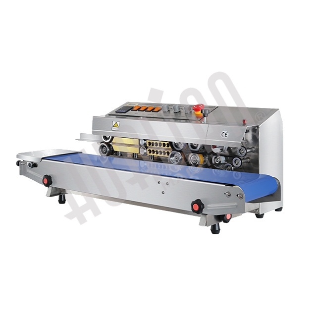 Роликовый конвейерный запайщик горизонтальный FRM-810I Hualian Machinery